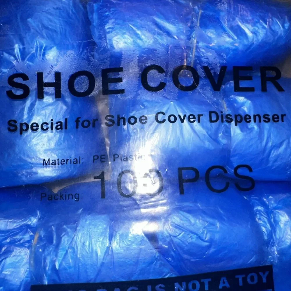 LCPCX Disposable‎ Shoe Covers PE Plastic Special For Shoe Cover Disp 100 Pcs OS